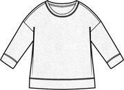 Cool Breeze Sundown Loopy Terry Pullover by Escape