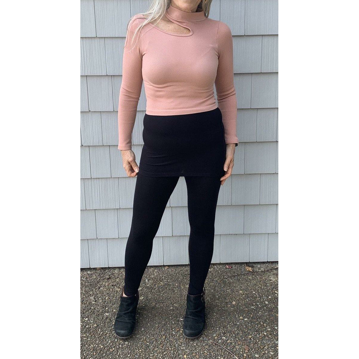 Bamboo skirt with leggings - Robin Boutique-Boutique    &.  Reloved Fabrics