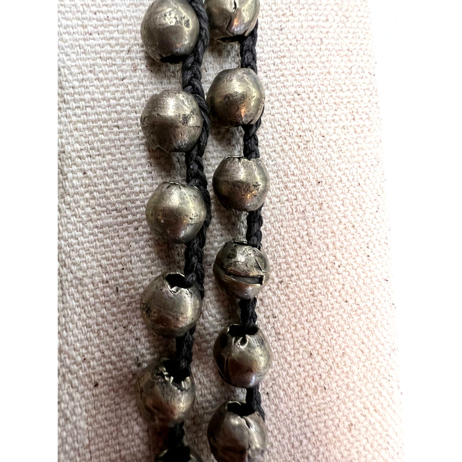 LLarge Silver Cicade with Turquoise Center necklace - Robin Boutique