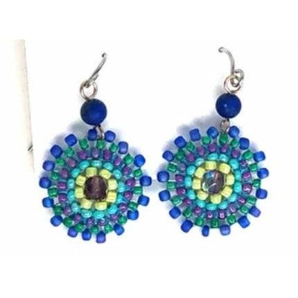 KVZ Designs Dangling Handmade Beaded Earrings - Robin Boutique-Boutique 