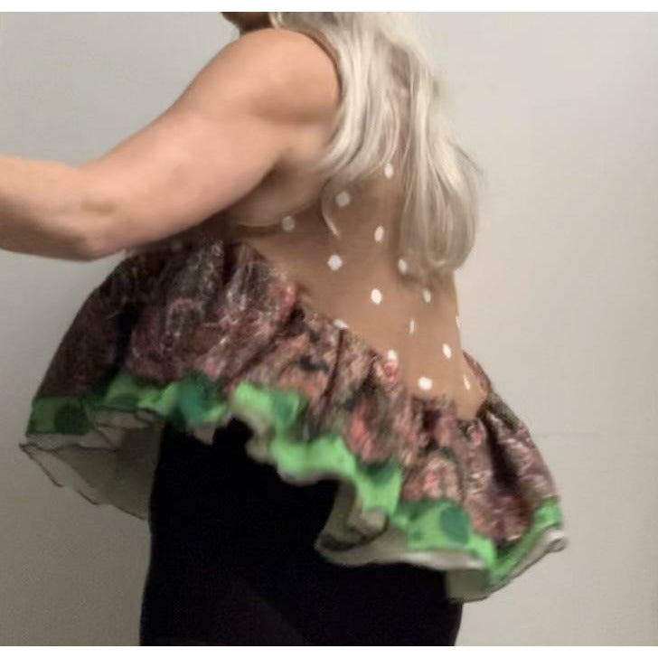 Upcycled sleeveless crop sweater pullover top - Robin Boutique-Boutique    &.  Reloved Fabrics