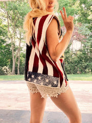 Towel Top Vest by the Morgan Factory One-Of Upcycled - Robin Boutique-Boutique 