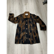 Hand Felt Brown Coat - Robin Boutique-Boutique    &.  Reloved Fabrics