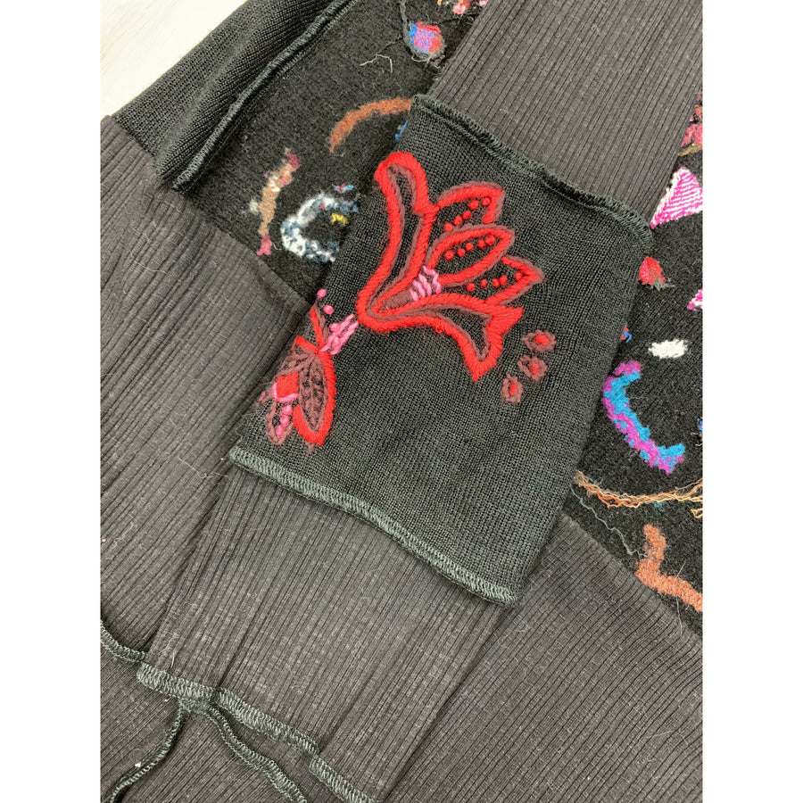 Recycled no waste felted Sweater dress tunic - Robin Boutique-Boutique    &.  Reloved Fabrics