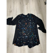 Black felt one-of knit tunic/dress - Robin Boutique-Boutique 