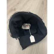 Red and Black “French Style” Hand Felt and Stitched Hat - Robin Boutique-Boutique 