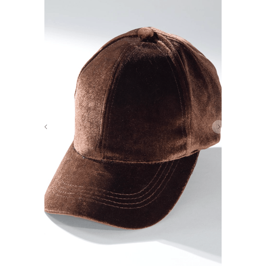 Casual Velvet Baseball Cap - Robin Boutique-Boutique    &.  Reloved Fabrics