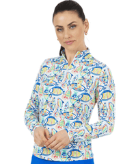 Long Sleeve Mock Neck Top ibkul - Robin Boutique-Boutique 