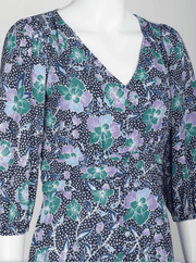 Maggy London V-Neck Floral Dress - Robin Boutique-Boutique 