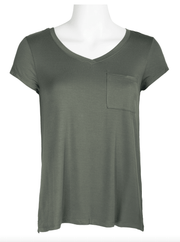 Cable & Guage Scoop Neck Basic Top - Robin Boutique-Boutique 