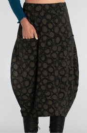 Cut Loose long textured skirt with pockets - Robin Boutique-Boutique 
