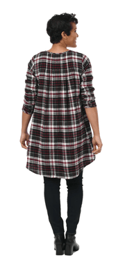 Tulip Lainey Tunic Top in soft Flannel - Robin Boutique-Boutique 
