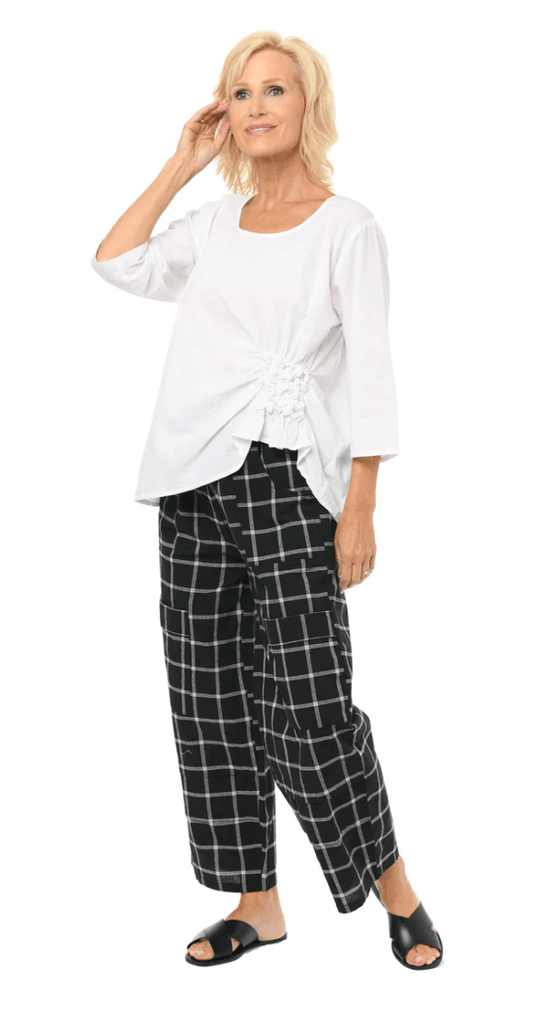 Tulip Olga Gathered Side Blouse in Camden | Robin Boutique