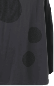 Tulip Lexi Dress in Grey Mini Chex or Charcoal Striped Circles - Robin Boutique-Boutique 