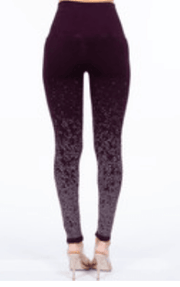 M.Rena Ombre Herringbone Jacquard Sweater Leggings - Robin Boutique-Boutique 