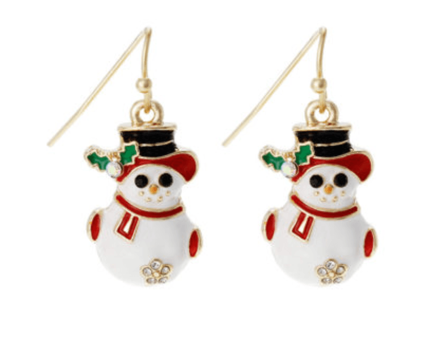 Holiday Enamel Earrings - Robin Boutique-Boutique 
