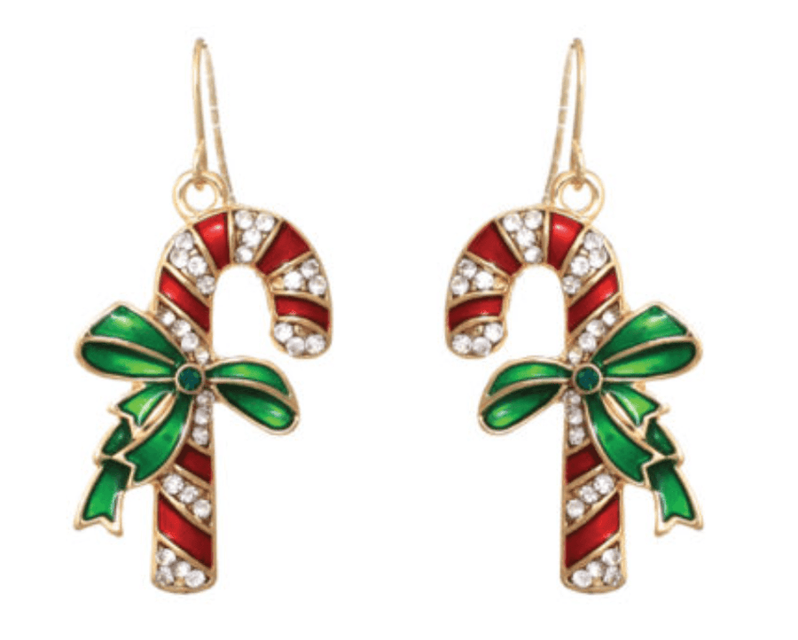 Holiday Enamel Earrings - Robin Boutique-Boutique 