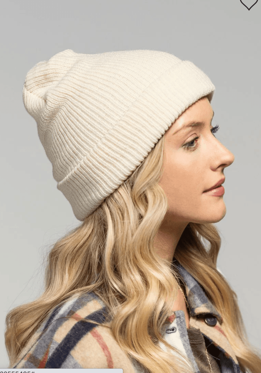 UNISEX Slouchy Knit Beanie Hat in Many Colors One Size 2001 - Robin Boutique-Boutique 
