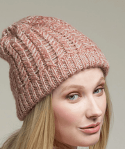 Pique Ribbed Knit Beanie Hat 5018 - Robin Boutique-Boutique 