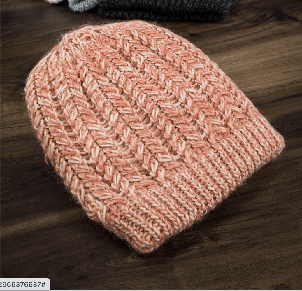 Pique Ribbed Knit Beanie Hat 5018 - Robin Boutique-Boutique 