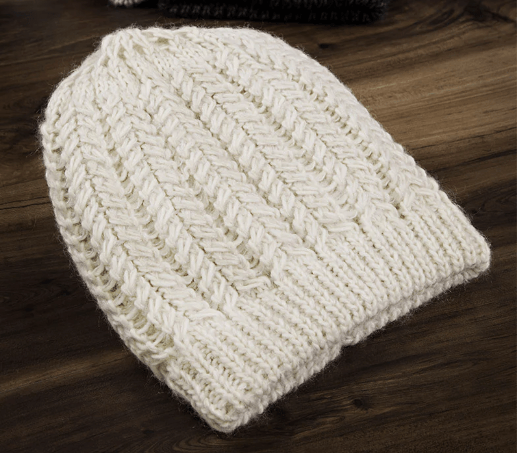Pique Ribbed Knit Beanie Hat 5018 - Robin Boutique-Boutique 