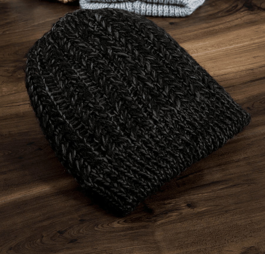 Pique Ribbed Knit Beanie Hat 5018 - Robin Boutique-Boutique 