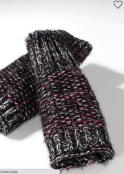 Ruggine One Size Soft Vegan Fingerless Gloves in Novelty Yarn 7916 - Robin Boutique-Boutique 