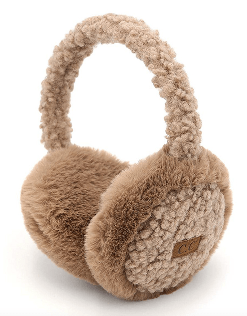 C.C FAUX FUR SHERPA EARMUFFS-EM-3667 - Robin Boutique-Boutique 