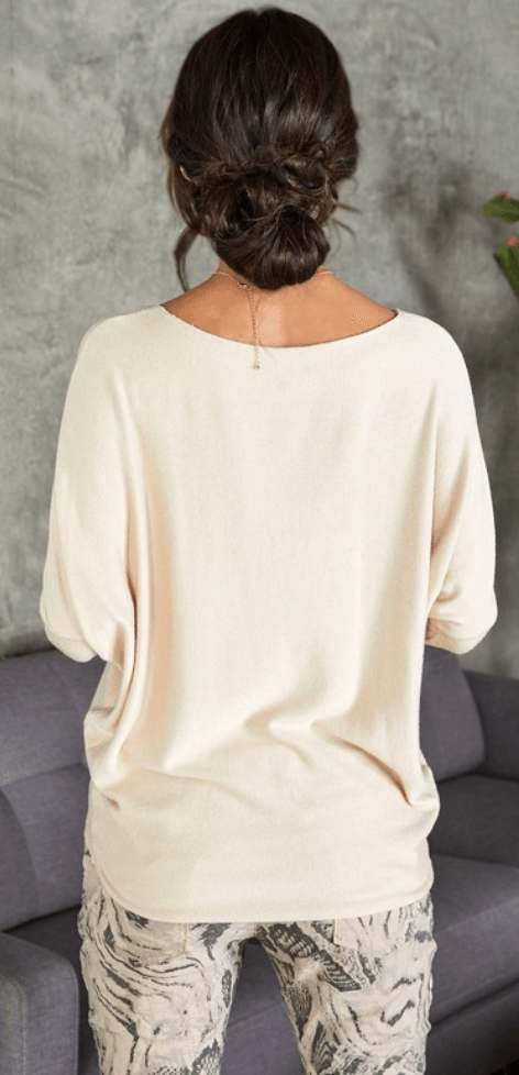 Dolman Lightweight Sweater 708409-W22 - Robin Boutique-Boutique 