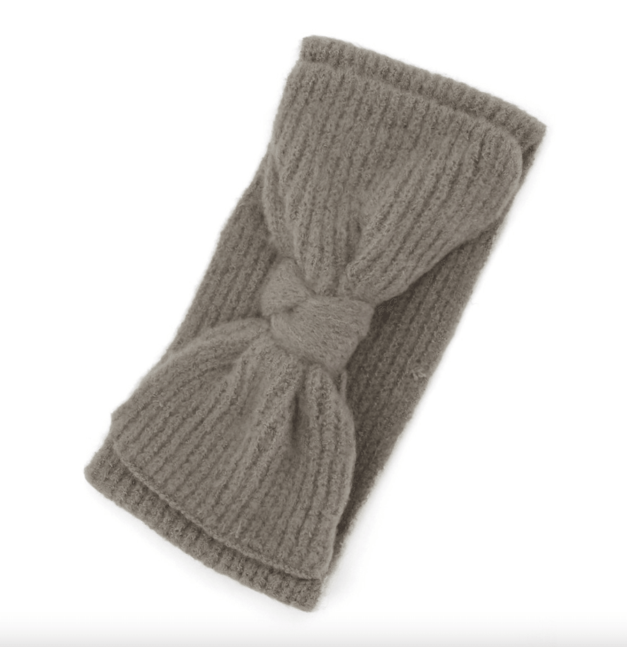 Ribbon Ribbed Knit Head Wrap by LIB - Robin Boutique-Boutique 