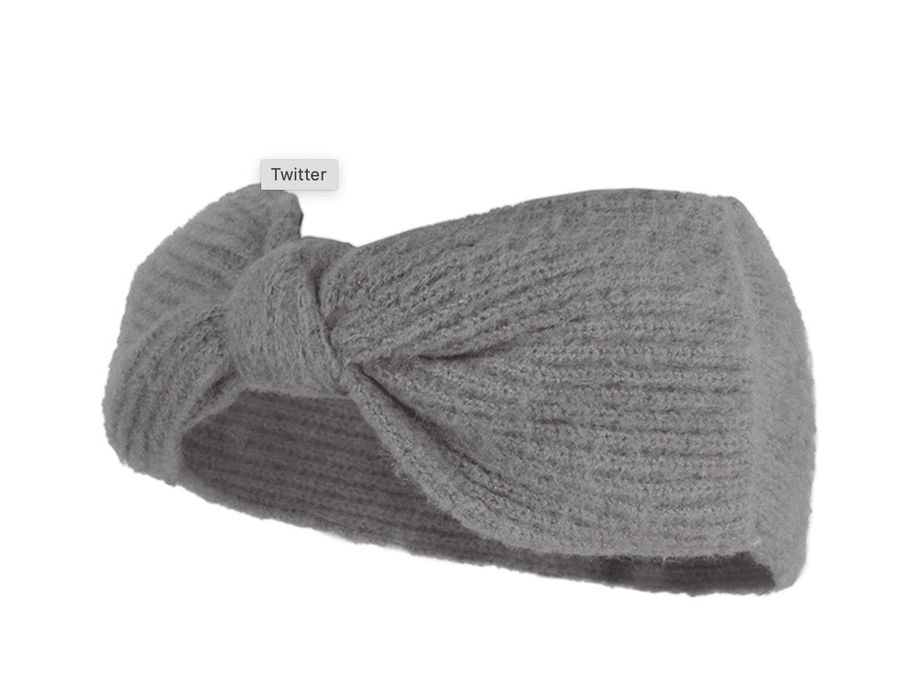 Ribbon Ribbed Knit Head Wrap by LIB - Robin Boutique-Boutique 