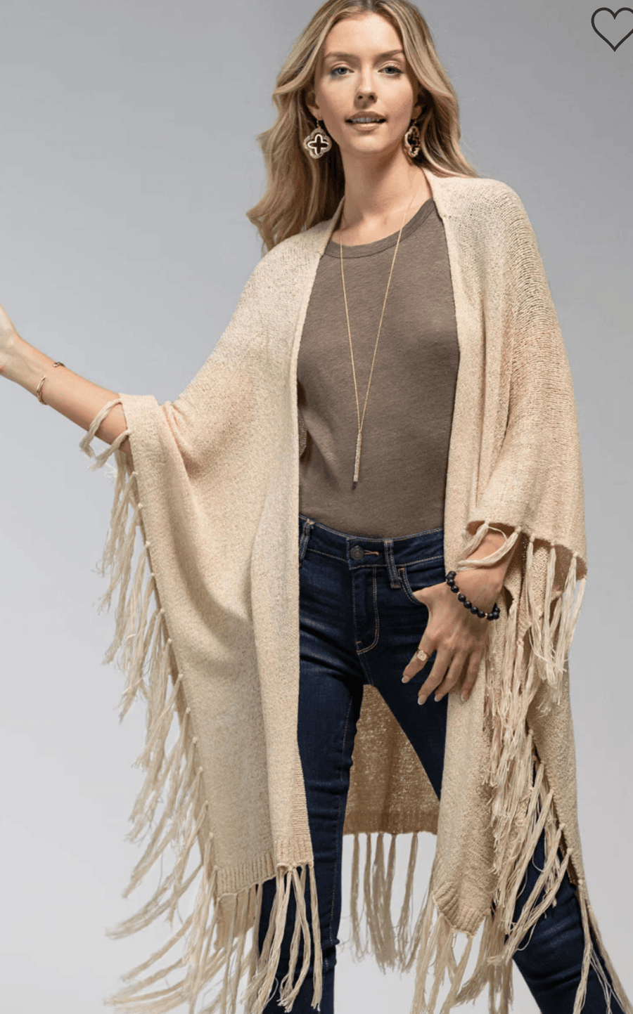 Ruggine Knit Ruana 2036 - Robin Boutique-Boutique 