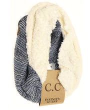 C.C Infinity Knit Scarf with Sherpa Lining INF7391 - Robin Boutique-Boutique 