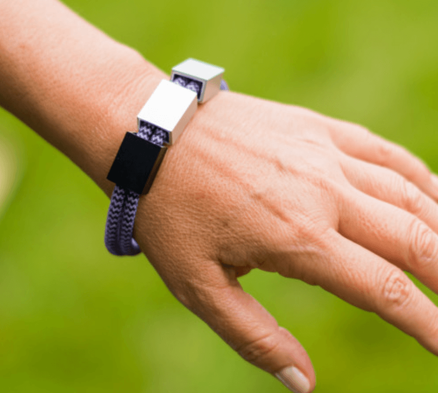 Christina Brampti Bracelet Magnet Bracelet with 2 Cords and Square Tubes - Robin Boutique-Boutique 