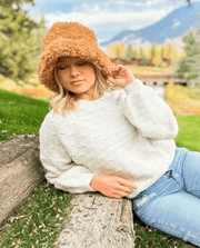 Fur Bucket Hat BK4031 - Robin Boutique-Boutique 