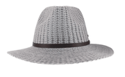 Knit Fedora Hat with Leather Band KP016 - Robin Boutique-Boutique 