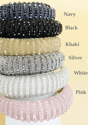 Large Ornate Crsytal Headband 10246 - Robin Boutique-Boutique 