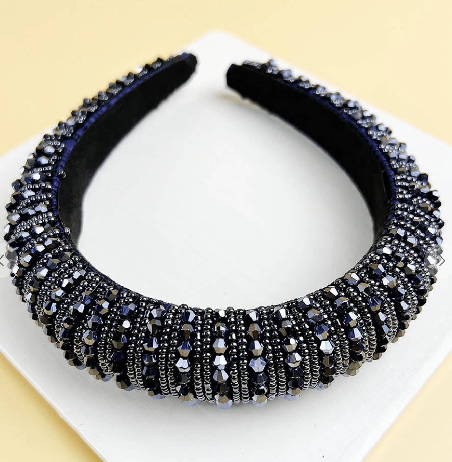 Large Ornate Crsytal Headband 10246 - Robin Boutique-Boutique 
