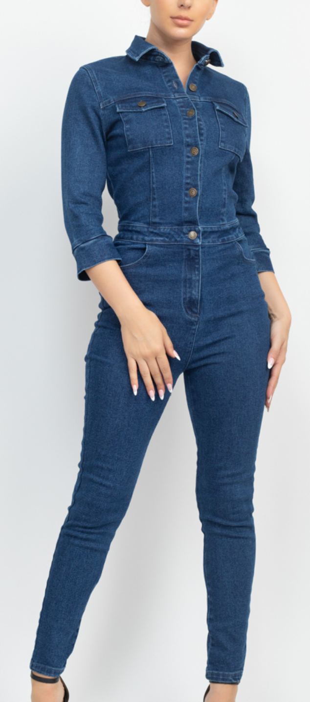 Denim Stretch Jumpsuit HMP40451