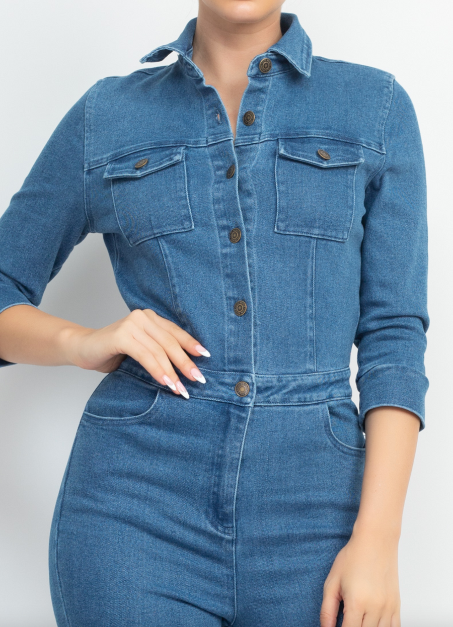 Denim Stretch Jumpsuit HMP40451