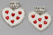 Various Valentines Day Beaded Earrings - Robin Boutique-Boutique 