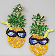 Various Beaded Cocktail Drinks Earrings - Robin Boutique-Boutique 