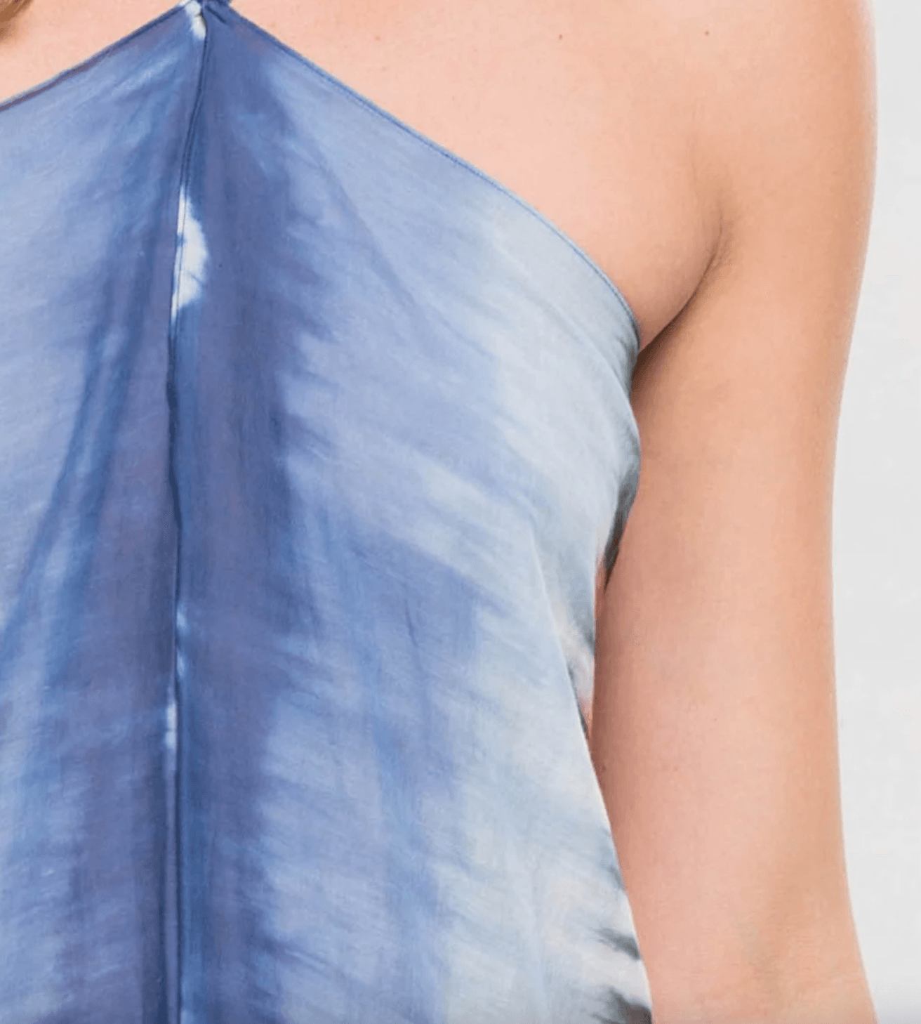 Tie Dye Halter Dress with Tassels and Front Ties. 70465W LS - Robin Boutique-Boutique 