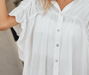 BiBi Loose Fit Silky Blouse IP3910 - Robin Boutique-Boutique 