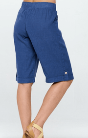 Focus Clothing Linen Bermuda Pants (L-674) - Robin Boutique-Boutique 