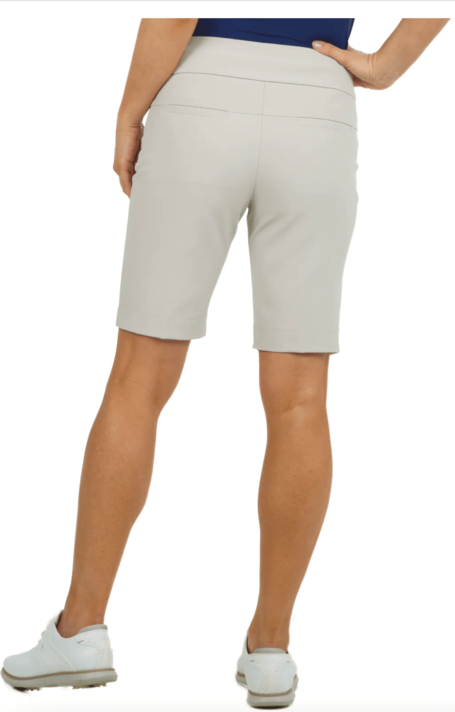 IbKul Stain resistant Solid Women's Shorts - 73000 - Robin Boutique-Boutique 