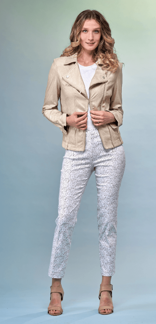 InSight Lightweight techno Champagne Maze Jeans BCP76A03PRA - Robin Boutique-Boutique 