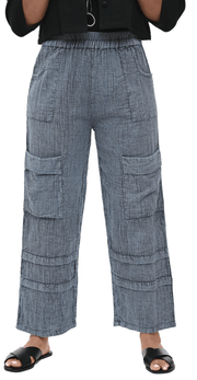 Tulip Metro Pant in Stormy Blue VCG143 - Robin Boutique-Boutique 