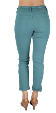 Ethyl Skinny Ankle Pants in Teal K359TEAL - Robin Boutique-Boutique 