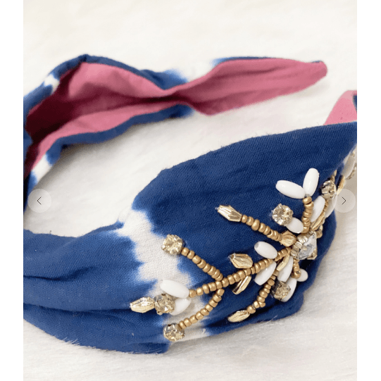Tie-Dye Beaded Headband - Robin Boutique-Boutique 